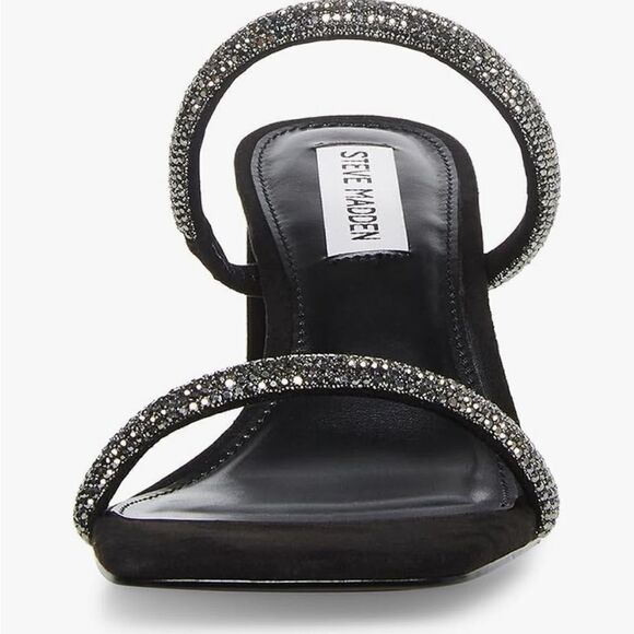 Steve Madden Lilah Heeled Sandal Black Size 8.5 - Picture 2 of 10